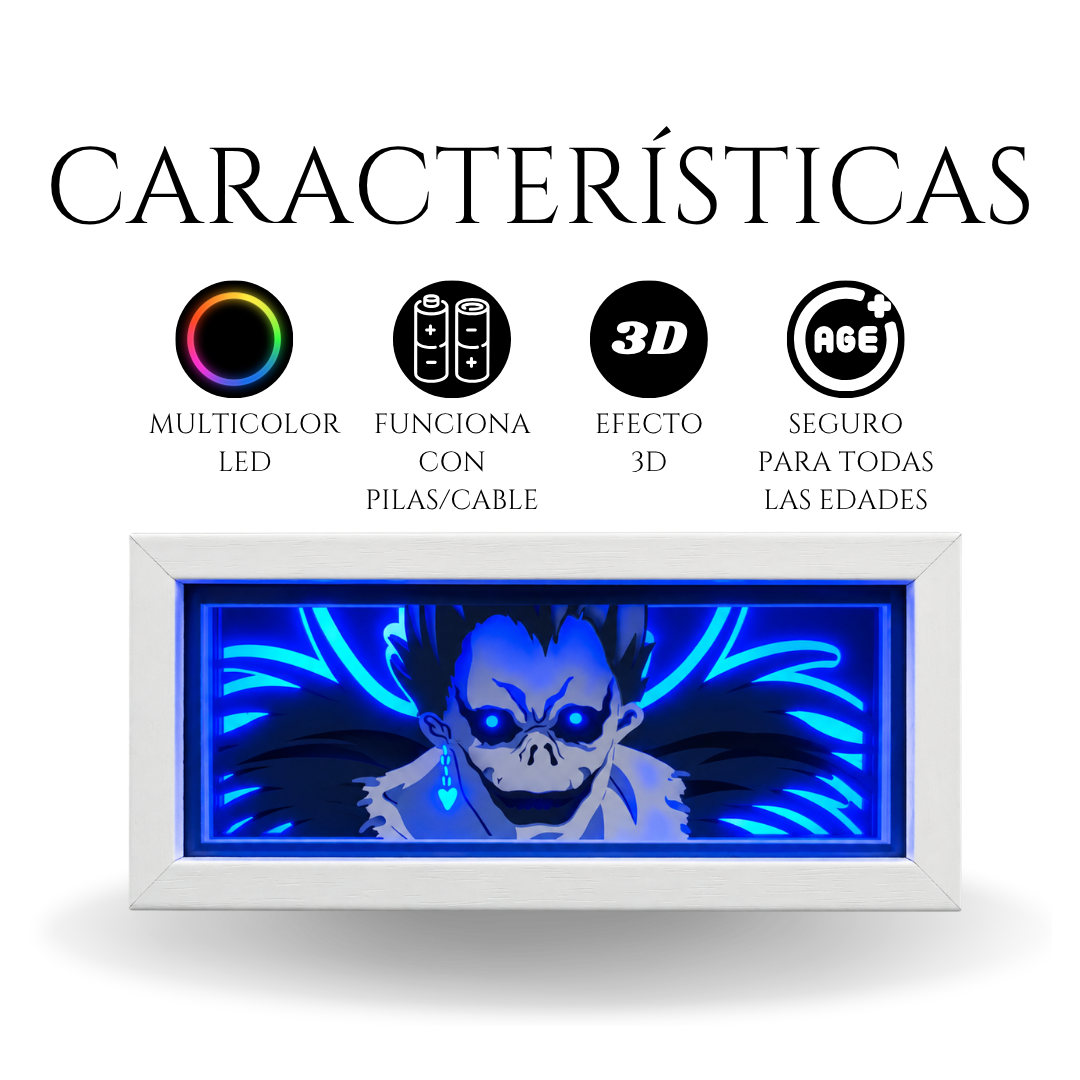 Caja led de Anime